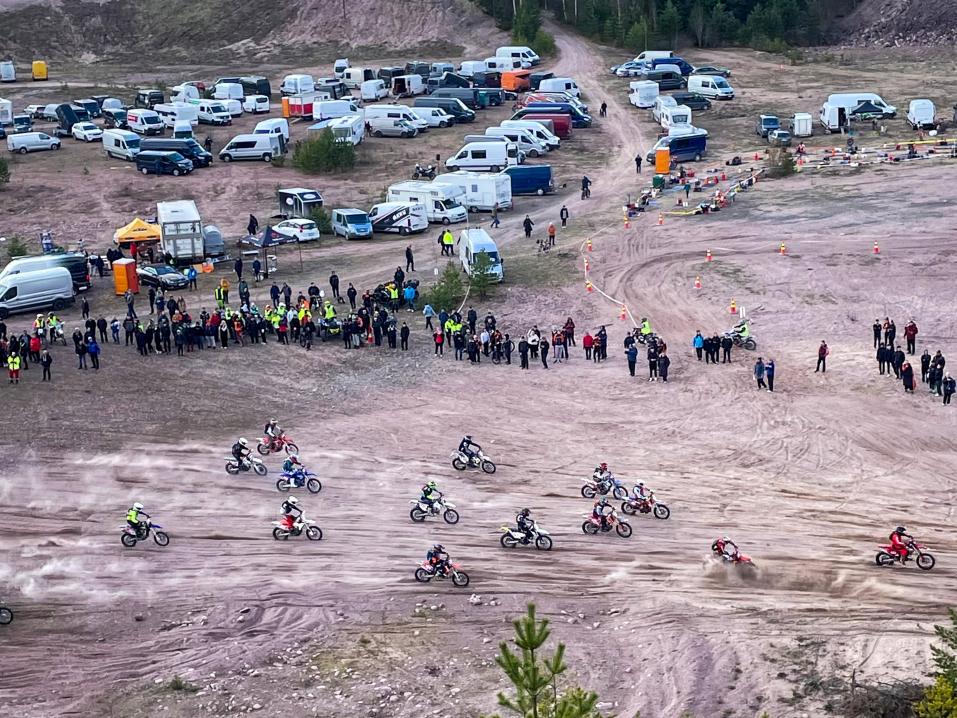 Rauman Seudun Moottorikerhon SM Cross Country -kisaa 2025. Kuva Ari Peippo.