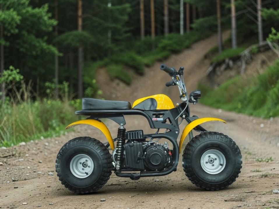 Pit Bull 1.0. Rouheanhauskaan maastomotoiluun tarkoitettu intialaislaite.