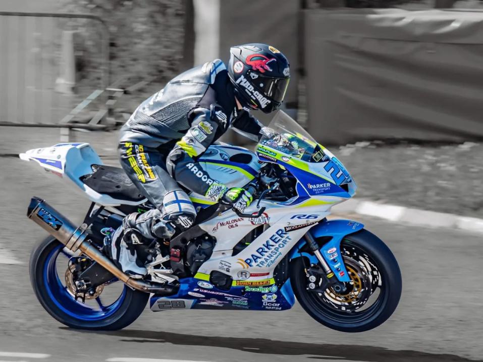 Niko Lehtiranta NW200-kisassa. Kuva&nbsp;NW200 / Madli Hanson.