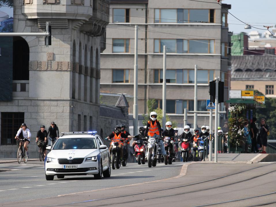 Mopoilevien Nuorten mielenilmaisu, Helsinki 15.8.2026. Kuva Harjukuvat / Juha Harju.