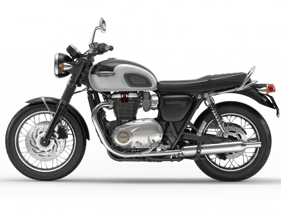 Kuvassa Triumh Bonneville T120.