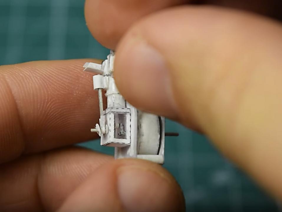 Maailman pienin yksisylinterinen toimiva paperimoottori?