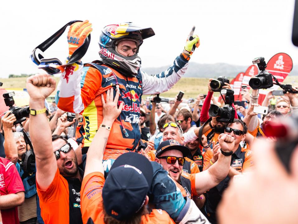 Itävaltalainen Matthias Walkner voitti Dakar 2018 rallin.