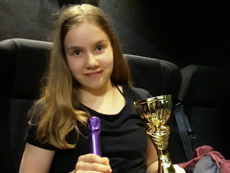 Noora Uro oli kolmas naisten sarjassa. Kuva: Lappeenrannan Moottoripyöräilijät ry.