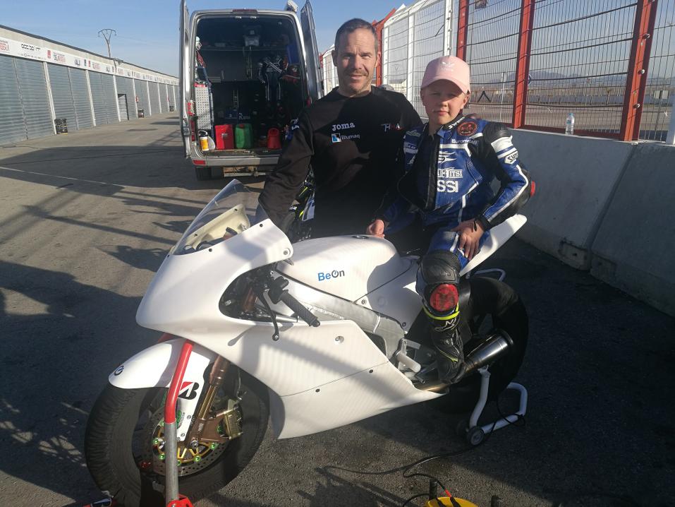 Rico Salmela aloittaa kautensa ensi viikonloppuna Jerezissä ajettavilla testeillä. Kuva: Rico Salmelan tiedotus.