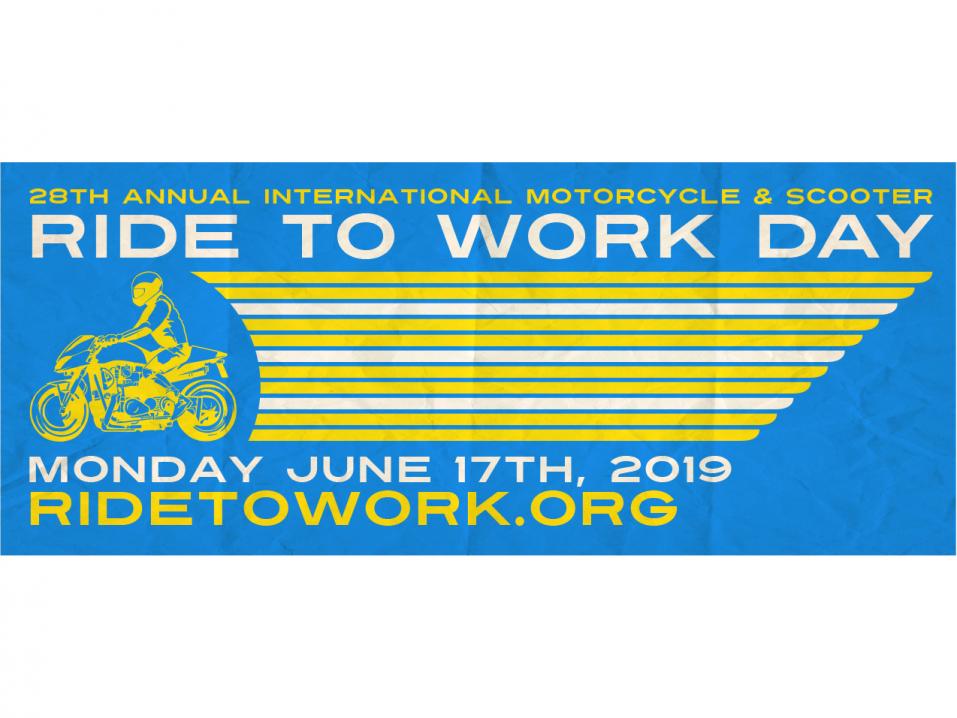 Kansainvälinen 'Moottoripyörällä töihin' -päivä järjestetään joka vuosi kesäkuun kolmantena maanantaina.