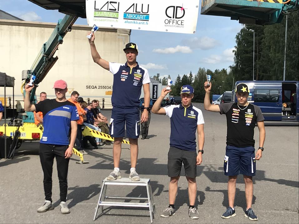 Roni Kytönen ajoi yleiskilpailun voittoon Nummelassa.