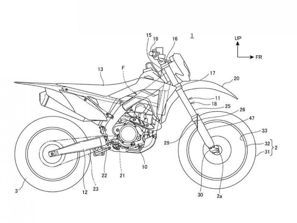 Patenttipiirroksen mukaan Hondan keinoälyjärjestelmän tärkein mittalaite, kiihtyvyysanturi, on sijoitettu etuakseliin.