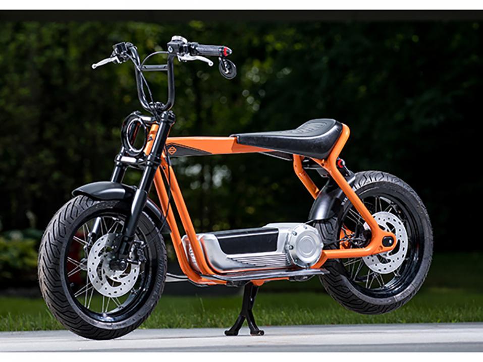 Harleyn sähköskootterin konseptikuva. Kuva: Harley-Davidson.