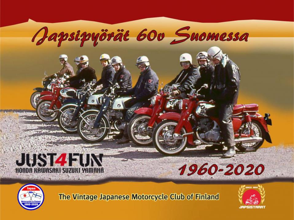 Japsistarat juhlistaa MP20-messuilla japanilaisten moottoripyörien maahantuonnin aloittamisen 60-vuotispäiviä.