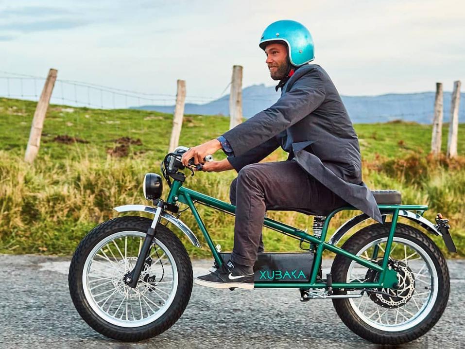 Ranskalainen minisähkömoottoripyörä Xubaka on varsin omanlaisensa näköinen kulkine.