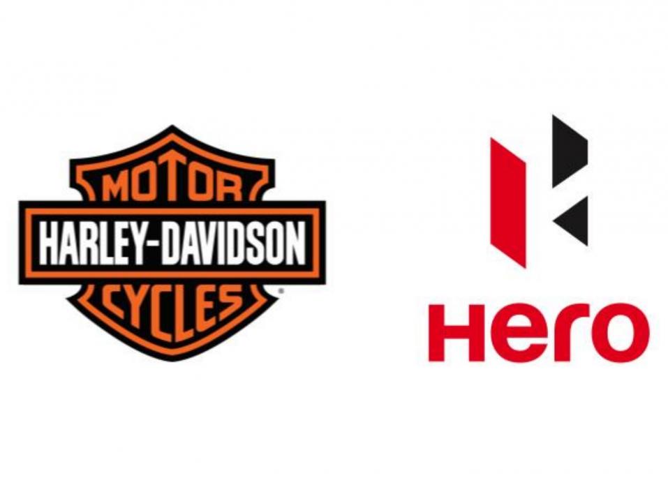 Harley-Davidsonin ja Hero Motocorpin logot.