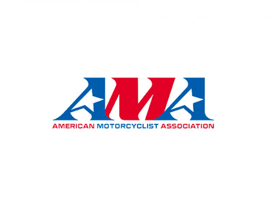 AMA:n, American Motorcyclist Associationin logo.