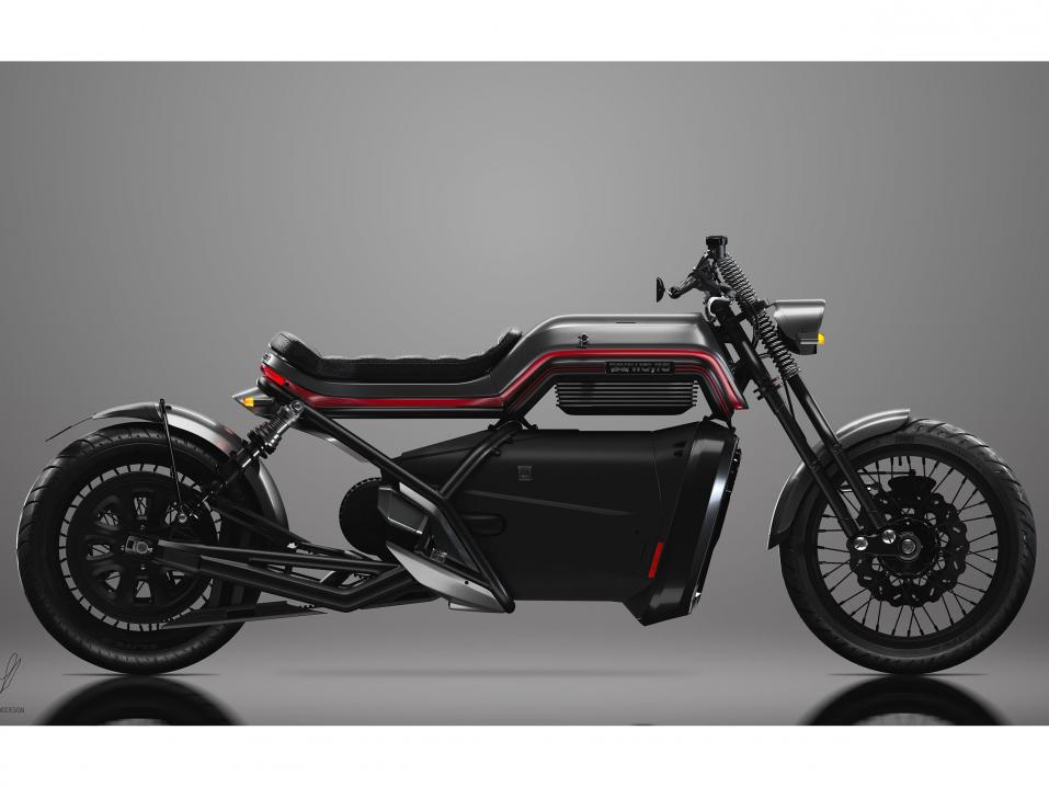 Pablo Baranoff Dornin suunnittelema sähkömoottoripyörä; Wayra EV-03 -konsepti.