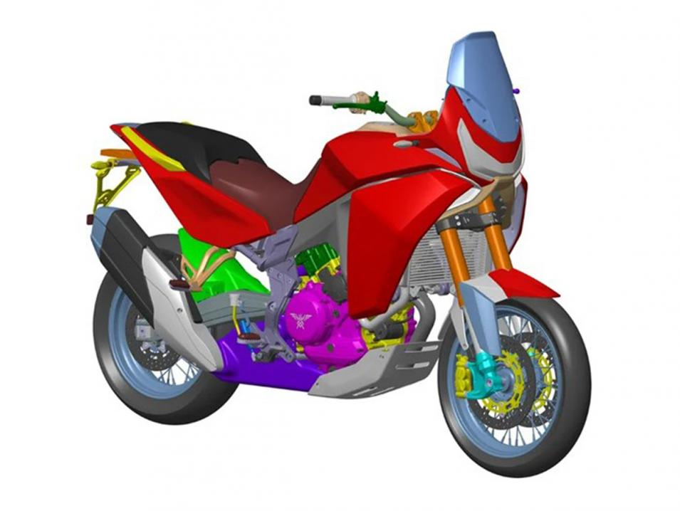 Moto Morinin tuleva 1200cc adventuremalli.