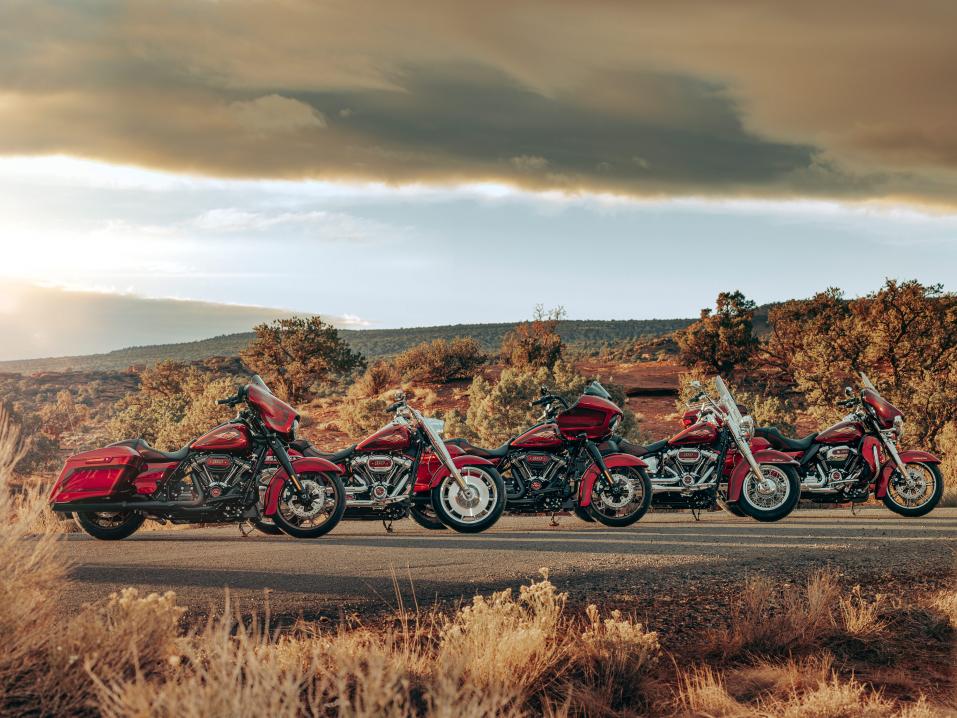 Harley-Davidsonin juhlavuoden 2023 rajoitetun valmistuserän erikoismallit.