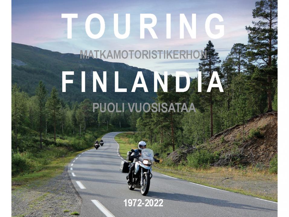 Touring Finlandin puolivuosisataiskirjan kansi.