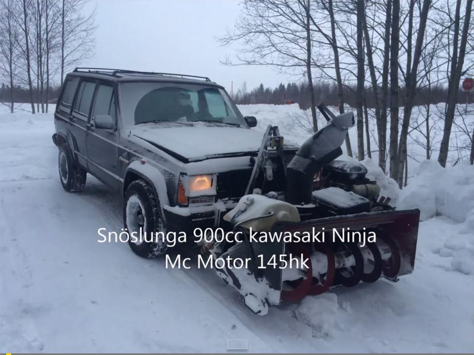 Kawasaki Ninja 145 hv snow blower