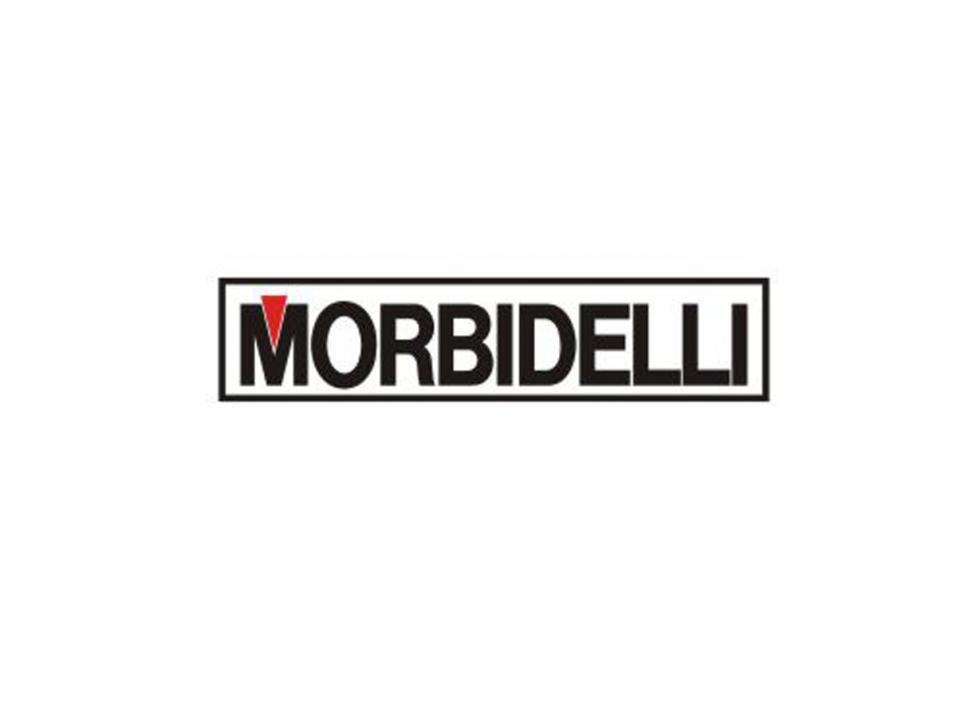 Jo edesmenneen italialaisen moottoripyörävalmistaja Morbidellin logo.