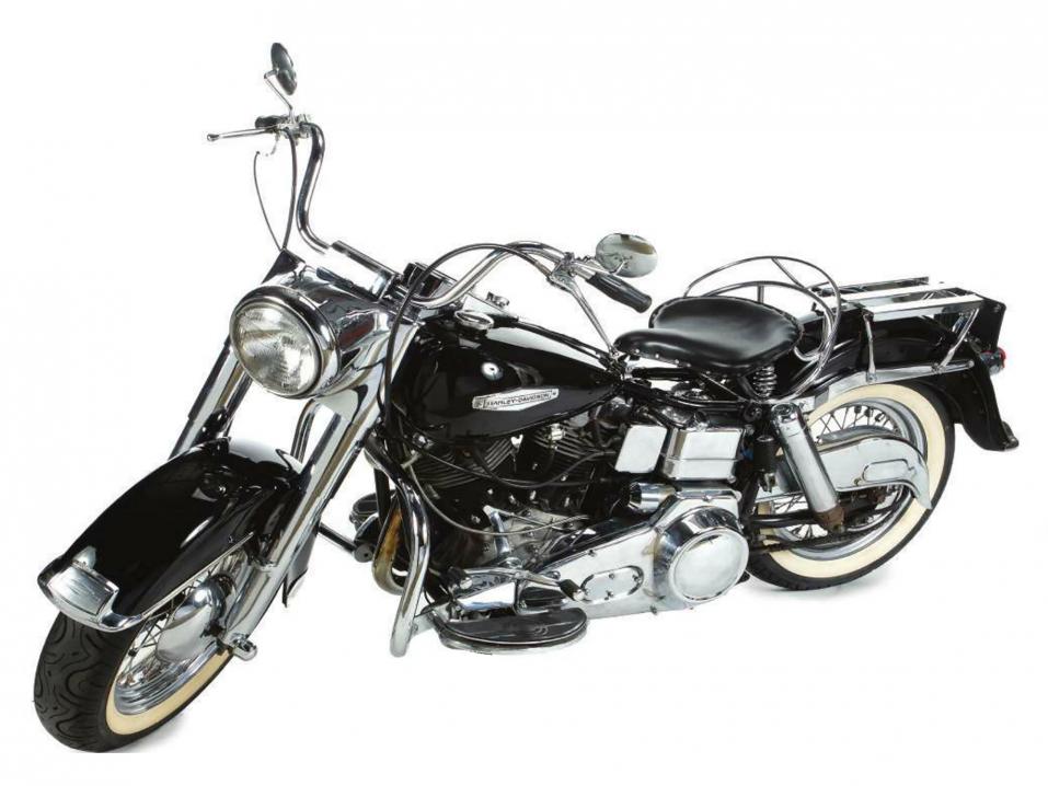 Marlon Brandonille kuulunut vuosimallin 1969 Harley-Davidson FLH Electra-Glide.