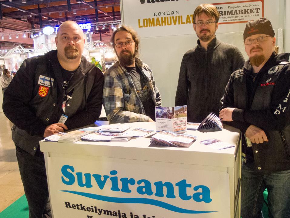 Kuvassa vasemmalta alkaen: Tero Seppänen, Mika Torikka Juha Koivuranta ja Teppo Tuovila.
