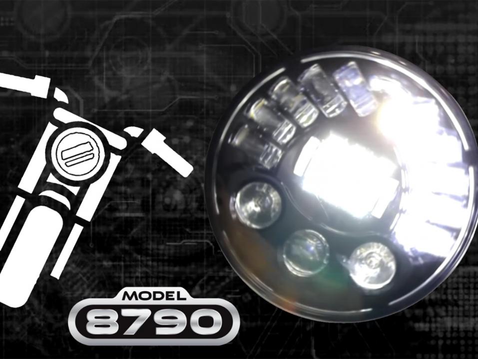 Järjestelmä perustuu useisiin eri LED-valoihin, joita sytytetään ja sammutetaan vuoron perään.