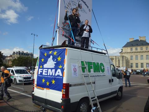 Mukana myös FEMA ja FFMC, joka järjesti tapahtuman.