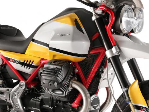 Moto Guzzin uusi V85 matkaenduro- tai seikkailupyöräkonsepti.