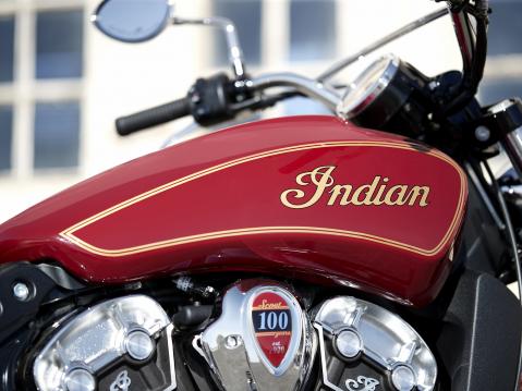 Indian limited edition Scout 100th Anniversary vm 2020.