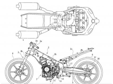 Tulevan Suzuki Hayabusan patenttipiirros?