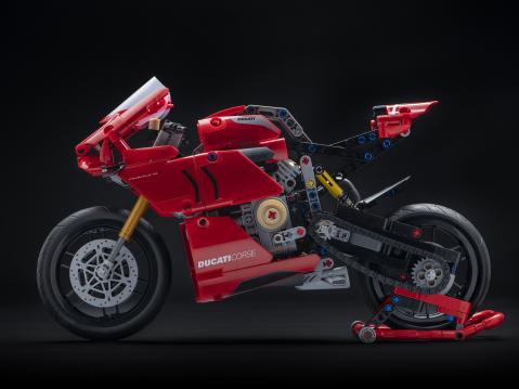 Ducati V4 R tekniikka-Lego.