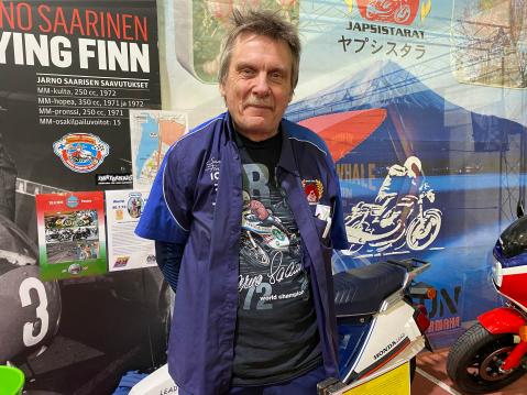 Japsistarojen puuhamies Matti Paukkonen oli hyvillään osastolle paikalle saaduista hienoista pyöristä