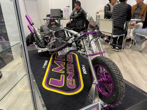 The purple power by LMR Engines.