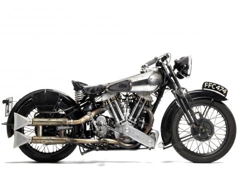 The Earls Court Motorcycle Show, 1937 Brough Superior 990cc SS100.