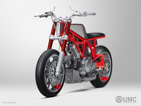 Untitled Motorcyclesin Hugo Ecclesin suunnittelema SF UMC-038 Ducati Hyper Scrambler.