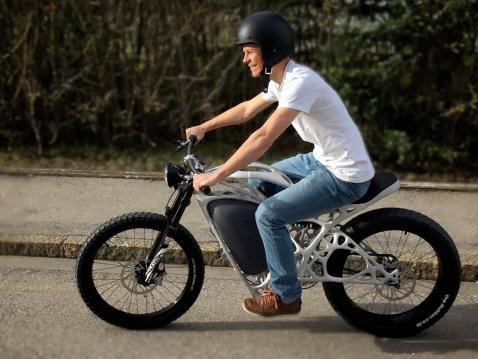 Light Rider: 3D-tulostuksella valmistettu moottoripyörä.